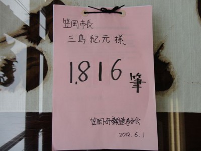 1816名分が束ねられています